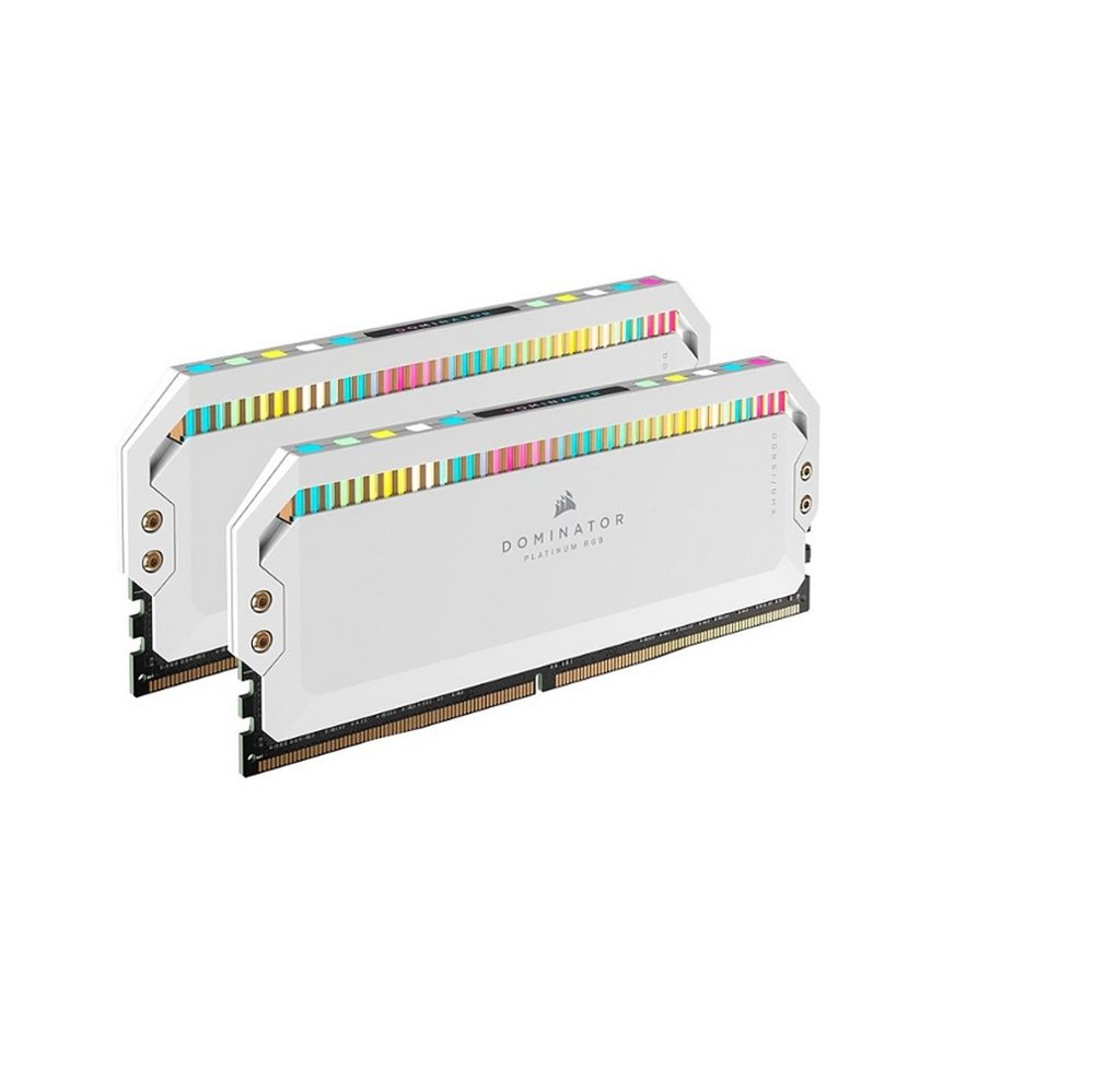 Corsair Dominator Platinum RGB Wit | 32GB 2x16GB DDR5 | 6200MHz | DIMM | CL36 | Geheugenmodule | RAM - Matmuis - Matmuis